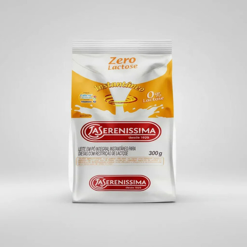 Leite em Pó Integral Instantâneo Zero Lactose La Serenissima 300g