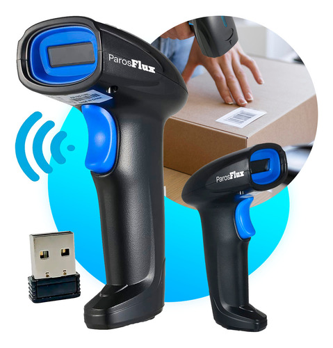 Leitor codigo de barras sem fio usb de mao bar code scanner