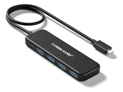 Lemorele tc41 type c hub adapter 4 in 1 usb a 304 5gbps