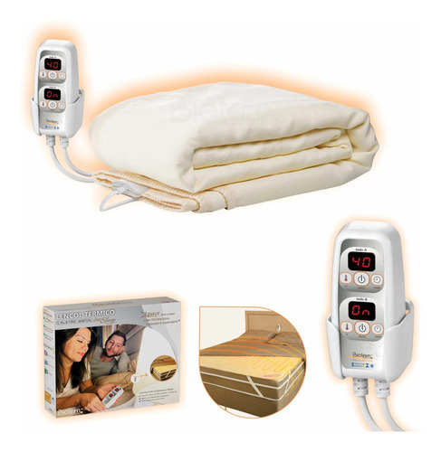 Lencol termico queen size digital bivolt bio term