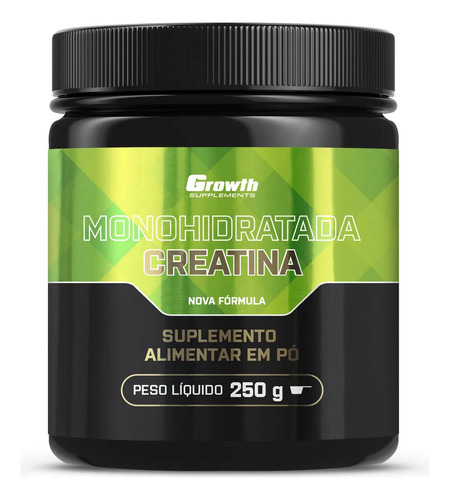 Leve 3 Pague 2 Creatina Growth Supplements 250gr Sem Sabor