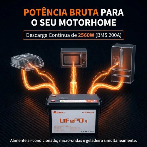 Lifepo4 Bateria De Litio 314ah 12.8v 2.56kwh 6000 Ciclos