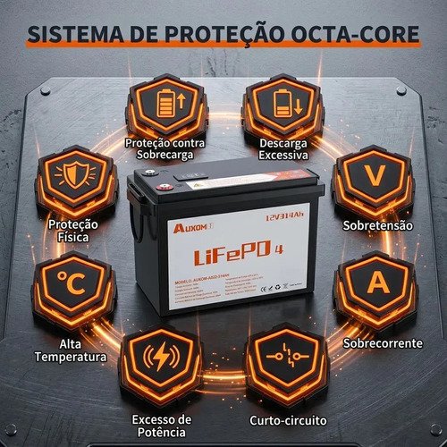 Lifepo4 Bateria De Litio 314ah 12.8v 2.56kwh 6000 Ciclos