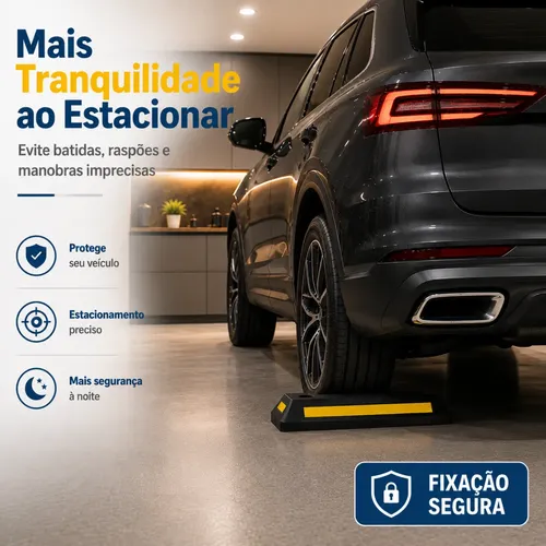 Limitador Vaga Condomínio Padronizado Refletivo Kit 2 Unid