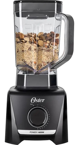 Liquidificador Full Oster 15 Velocidades 1400W Preto 220V OLIQ610