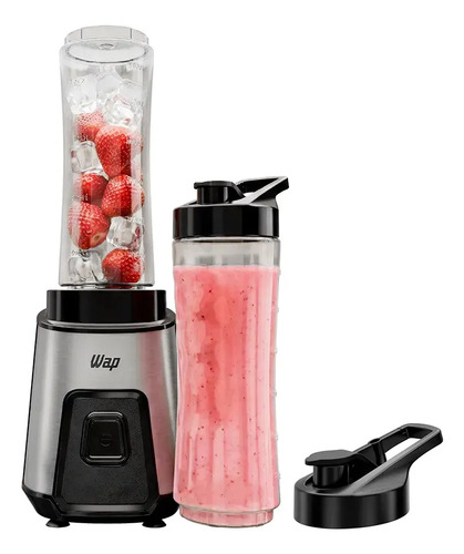 Liquidificador portatil wap blender go wbg600 700ml com 4 la