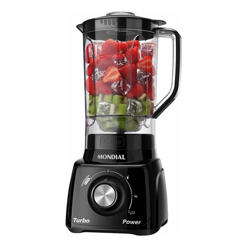 Liquidificador turbo power mondial 550w l 99 fb 1