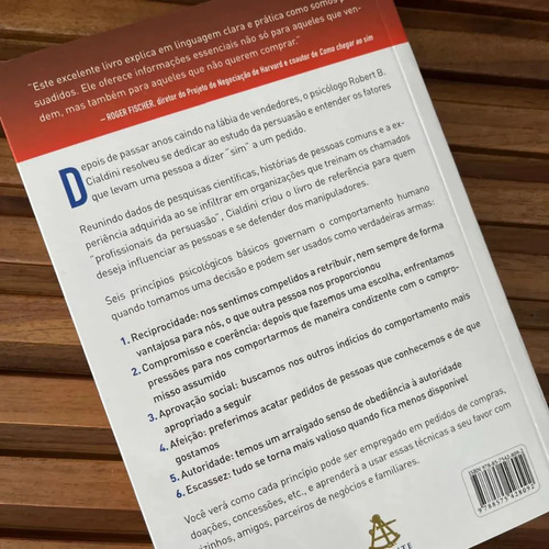 Livro As Armas Da Persuasão