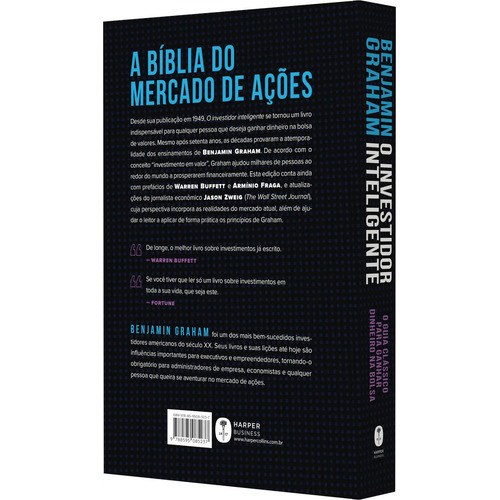 Livro O Investidor Inteligente Benjamin Graham Edição 1 Português 2023 Harper Collins
