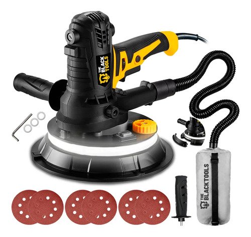 Lixadeira de parede e teto 1000w profissional 5 velocidades
