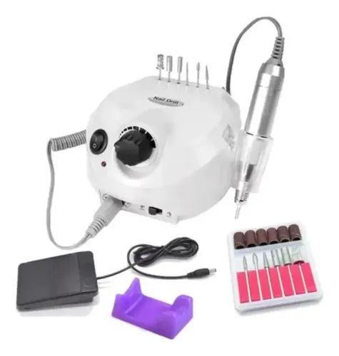 Lixadeira eletrica unha motor porquinho 50000rpm nail drill