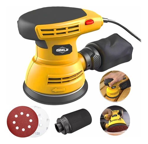 Lixadeira orbital 600w 16000 rpm 5 polegadas 110v220v