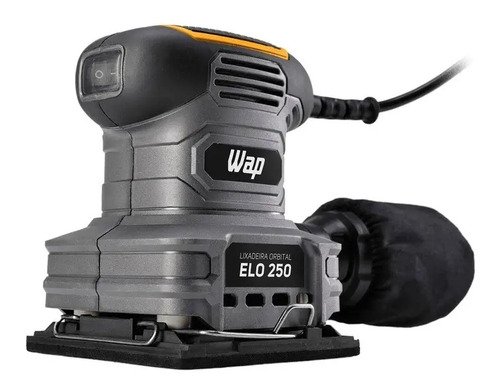 Lixadeira orbital elo 250 fw008918 cinza amarelo e preto wap