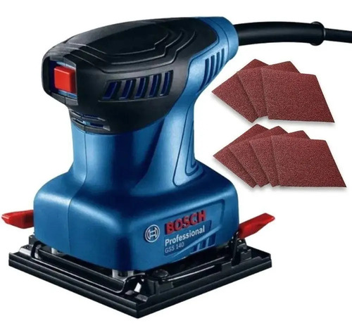 Lixadeira profissional orbital Bosch Professional GSS 140 azul