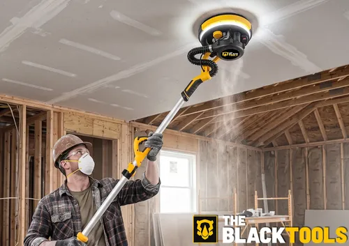 Lixadeira Profissional Parede E Teto Led 750w Com Aspiração