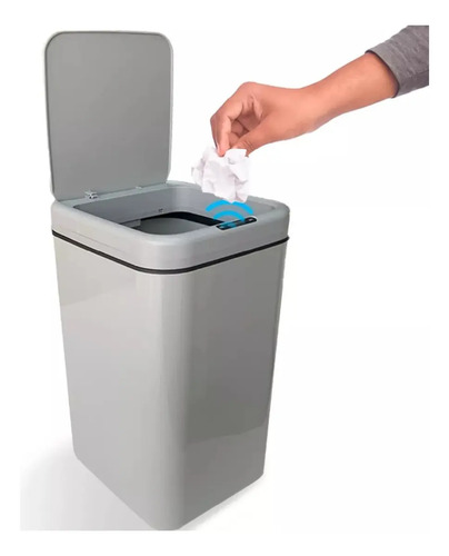 Lixeira inteligente 20 litros estocasa sensor automatico ban