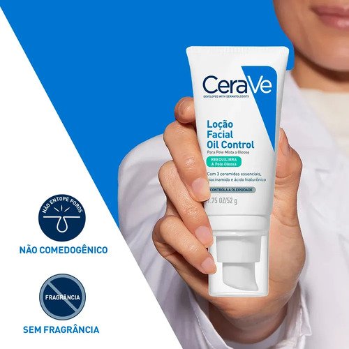 Loção Facial Hidratante para Pele Oleosa Oil Control CeraVe 52g