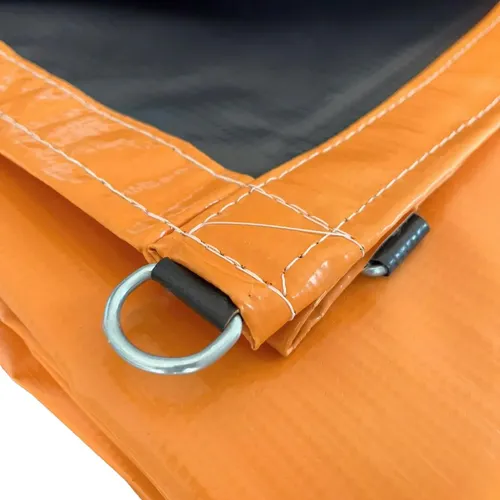 Lona Caminhão Pvc 600 Micras Laranja 3x3 M