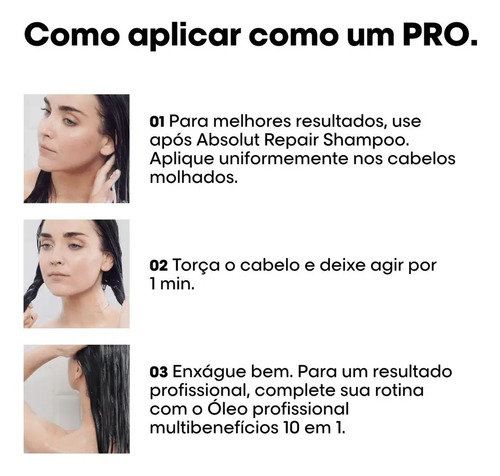 L'oréal Prof Absolut Repair Gold Quinoa+protein-másc Cap 500