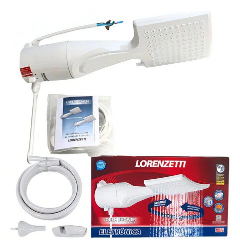 Lorenzetti shower ultra eletronico 220v chuveiro 7500w cor b 1