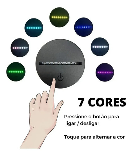 Luminária 3d São Bento Presente Católico Medalha Proteção