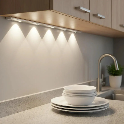 Luminária Barra Led Sensor Movimento Recarregável Armário