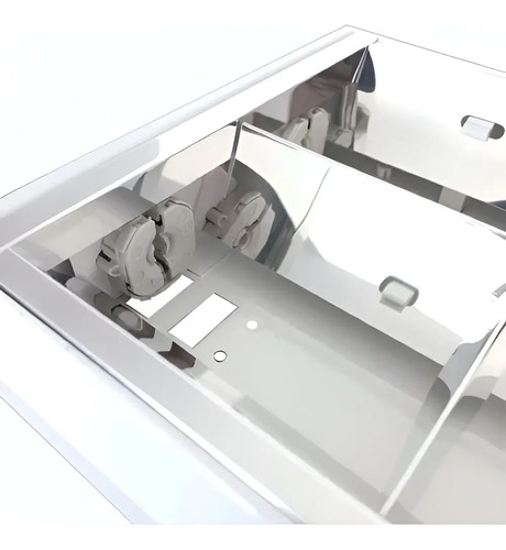 Luminária Calha Comercial Para Lâmpada Tubular Led T8 120cm Tipo Sobrepor Cor Branco Voltagem