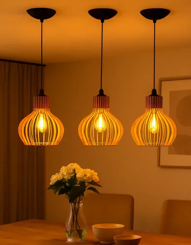 Luminária De Teto Pendente Mais Vendido Lustre Sala Cozinha