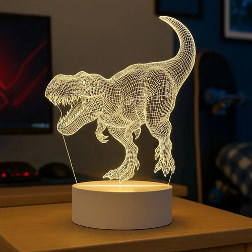 Luminaria dinossauro t rex para presente criativo decoracao 1