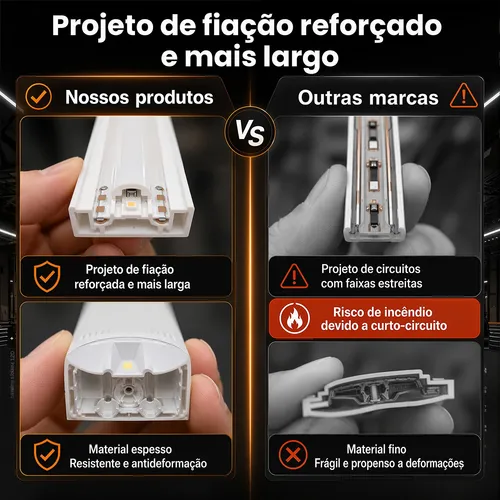 Luminária Hexagonal Led Teto 6 Células De Comeia Iluminação