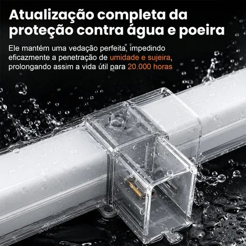 Luminária Hexagonal Led Teto 6 Células De Comeia Iluminação