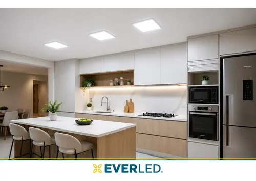Luminária Painel Plafon Led 48w 60x60 Sobrepor Quadrado 6.5k
