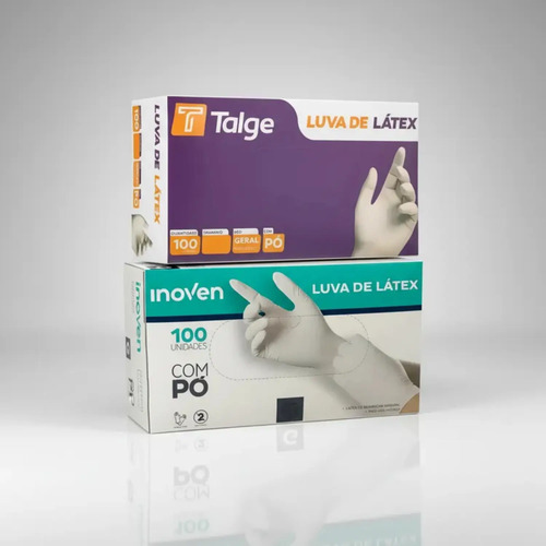 Luva Latex C/pó Kit Com 1000 Kit 10cx