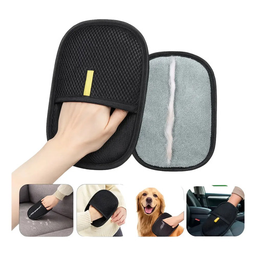 Luva magica removedora de pelos pet roupas moveis escova pre