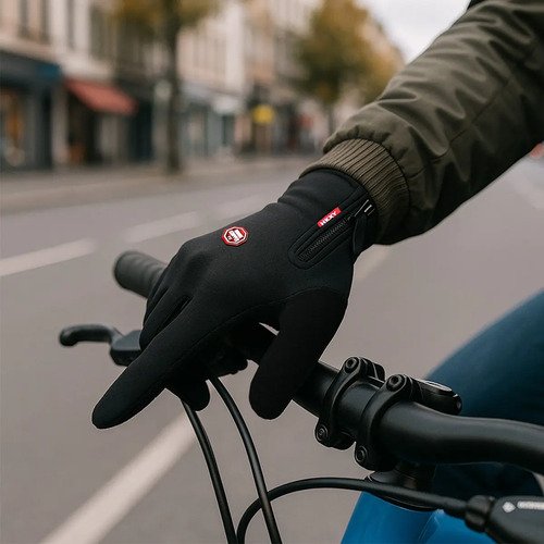 Luva Moto Motoqueiro Impermeável Térmica Inverno Frio Touch