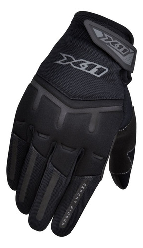 Luva x11 fit x poliester neoprene motoqueiro tamanho m cor p