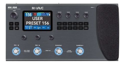 M vave mk300 integral multiefecto guitarrabaixo 360 efeito