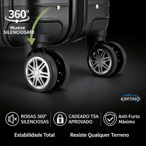 Mala 10 Kg Para Viagem Bagagem Com Fechaduras De Combinação