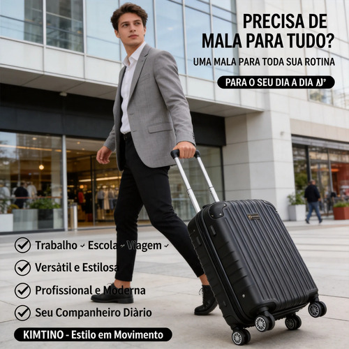 Mala 10 Kg Para Viagem Bagagem Com Fechaduras De Combinação