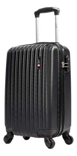 Mala de bordo 10kg pequena londres swiss move preto