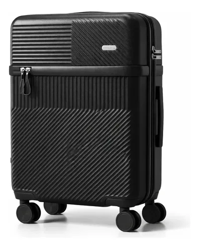 Mala de bordo 10kg polipropileno flexivel 4 rodas 360 usb