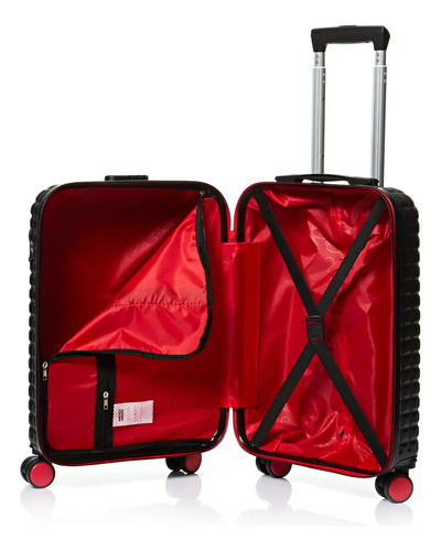 Mala De Bordo Viagem Pequena Preto Mickey Luxcel