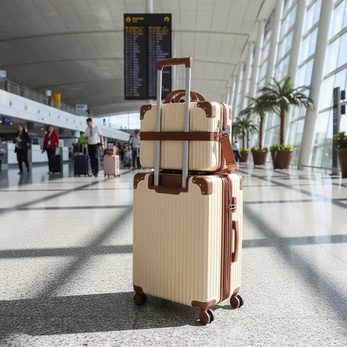 Mala De Viagem 10kg Promoção Rodas 360° Miami Com Frasqueira