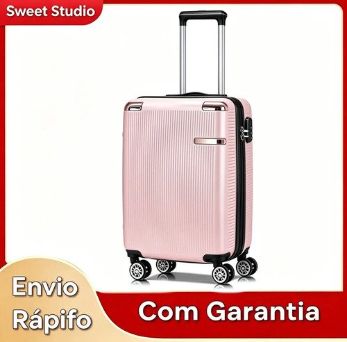 Mala de viagem de bordo abs sweet studio com rodas duplas 36