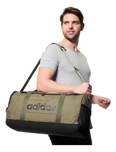 Mala Duffel Linear Média adidas