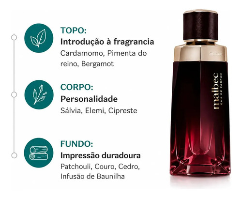 Malbec Eau de Parfum 90 ml O Boticário