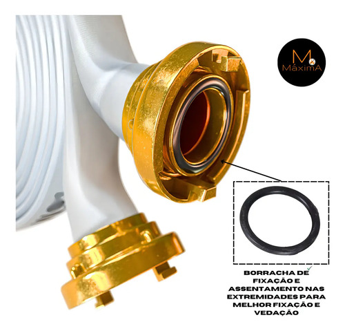 Mangueira Incendio Hidrante 15 M 1.1/2 Normatizada Tipo 1 Segurimax 35944 Predial Industrial Storz