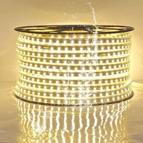 Mangueira Led 5050 Chata 15m Branco Quente Ou Frio
