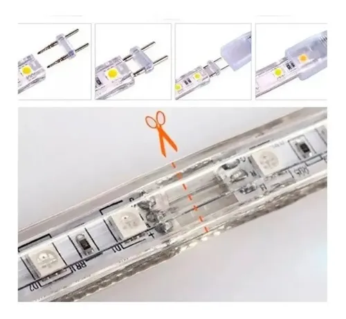 Mangueira Led 5050 Chata 15m Branco Quente Ou Frio