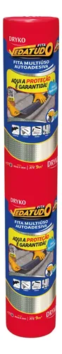 Manta asfaltica auto adesiva aluminizada 90cm x 10m dryko